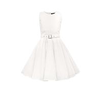 BlackButterfly Bambini Abito Vintage Anni '50 "Audrey Clarity (Avorio, 5-6 Anni)