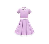 BlackButterfly Bambini Abito Vintage Clarity Anni '50 "Lucy (Lilla, 9-10 Anni)