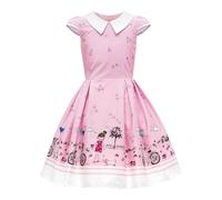 BlackButterfly Bambini Abito Vintage Sunshine Anni '50 'Olivia' (Rosa, 7-8 Anni)