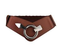 BlackButterfly Largo Elasticizzato Girovita Cintura Moda Vintage Abito Cosplay Alta (Marrone Scuro, L)