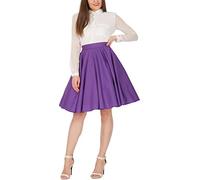 BlackButterfly Lungo Rockabilly Anni 1950 Gonna A Ruota (Indaco, 5XL)