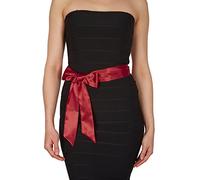 BlackButterfly Matrimonio Damigella Raso Fascia Cintura (Bordeaux, 10W / 175L)
