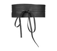 BlackButterfly Obi Merletto Netto Fascia di Vita Legare Cintura (Nero, Taglia Unica)