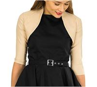 BlackButterfly Su Misura Bolero Manica 3/4 (Oro Champagne, 2XL)
