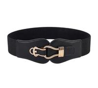 BlackButterfly Vintage Elastico Corda Gancio Cintura (Nero, L)