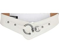 BlackButterfly Vintage Regolabile Fibbia Elastico Girovita Cintura (Bianco, XL)
