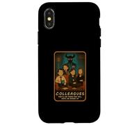 Blackcraft Colleghi Divertenti Umorismo Scuro Goth Punk Uomini Donne Custodia per iPhone X/XS