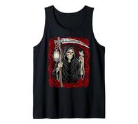 Blackcraft Vintage Death the Grim Reaper Moth Tarot Card Canotta