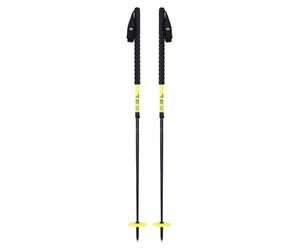 Blackcrows - Bastoncini da sci scialpinismo - Duos Freebird Black/Yellow in Alluminio - Nero