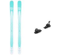 Blackcrows - Sci donna all-mountain - Pack Captis Birdie 2026 per Donne in Legno - Blu