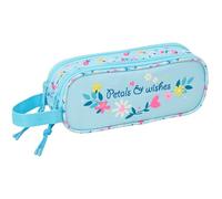 BLACKFIT8 Petali - Astuccio doppio per bambini, ideale per scuola e ragazzi, comodo e versatile, qualità e resistenza, 21 x 6 x 8 cm