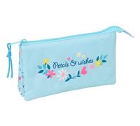 BLACKFIT8 Petali - Astuccio triplo, astuccio per bambini, ideale per bambini in età scolastica, comodo e versatile, qualità e resistenza, 22 x 3 x 12 cm