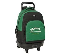 BLACKFIT8 VARSITY - Zaino grande con ruote, compatto, rimovibile, ideale per bambini di diverse età, comodo e versatile, qualità e resistenza, 33 x 22 x 45 cm