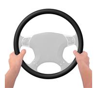 (BlackFrance) Coprivolante elastico universale per auto in silicone, consistenza morbida, multicolore,