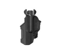 Blackhawk T-series L2c Concealment Glock 17/22/31/35/41/47 Left Weapon Paddle Holster Nero