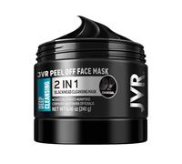 Blackhead Remover Mask, JVR carbone di bambù, pulizia profonda, maschera nera per rimuovere punti neri, pulizia dei pori, controllo dell'olio, 240 ml