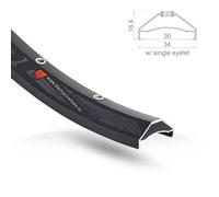 Blackjack Cerchio 27,5" READY MTB Tubeless Canale: 30mm Nero - 32 Fori