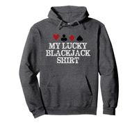 Blackjack Player Gambler Casino 21 - Il mio fortunato Black Jack Felpa con Cappuccio