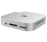 BLACKJET MiniRaiden Pro Thunderbolt 5 Studio Dock per Mac Mini M6/M5 Pro/M4, docking station da 80 Gbps con SSD M.2 NVMe (fino a 6000 MB/s), 3 porte Thunderbolt 5, CFexpress tipo B e SD UHS-II, jack