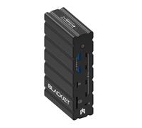 Blackjet RX-4 Raiden - Docking station Thunderbolt 4 con 17 porte, Thunderbolt 4, USB-C, USB-A, Ethernet, HDMI, DisplayPort, audio, lettori di schede, colore: Nero
