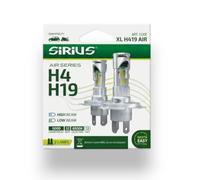 KIT HEADLIGHT LED SIRIUS AIR H4 e H19 12V 6500K CON VENTOLA