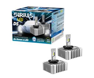 Blacklight SIRIUS Coppia 2 Lampadine a LED D5 12V 6000K SERIE OELED (PK32d-7)