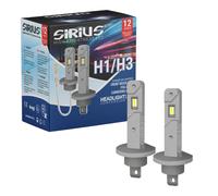 KIT HEADLIGHT LED SIRIUS H1 H3 12V 2400lm 6300K CORTA CHIP 5530 ( XLH1SHORT )