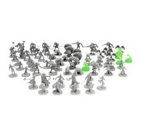 Blacklist Games Miniatures: Fantasy Series 1-70 Miniatures, mini RPG da tavolo preassemblati altamente dettagliati, D&D 5a edizione (70 articoli)
