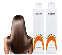Blackomb - Set di shampoo alla cheratina brasiliana + maschera lisciante, cura dopo la cheratina lisciante, senza siliconi, shampoo e balsamo per capelli lisci, 2 x 250 ml