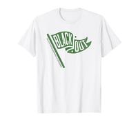 Blackout Protest Flag Art per sostenitori della riforma Sociale Maglietta