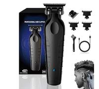 Blackout Trimmer Plus Zero Gap, Barbers Tonic Blackout Trimmer Premium Zero-Gapped 3-In-1 Razor, Cordless Rechargeable Zero-Gapped Safety Razor Hair Clipper for Men, Create Sharp Lines With Ease (1Pc)