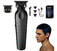 Blackout Trimmer Plus Zero Gap, Cordless Rechargeable Zero-Gapped Safety Razor Hair Clipper for Men, Fast Carving, Instantly Do Crispy Line Ups (1 set+1 Replacement head)