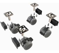 BLACKPANTHERSYSTEM Caster Set with 4 casters