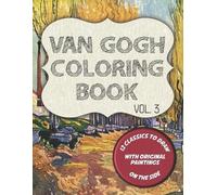 Blackpaper Publishing Van Gogh Coloring Book - Vol. 3 (Tascabile)