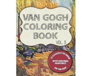 Blackpaper Publishing Van Gogh Coloring Book - Vol. 3 (Tascabile)