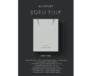 BLACKPINK 2nd ALBUM - BORN PINK [GRAY Ver.] _Package Box set_Bonus (Referring to the bullet point)