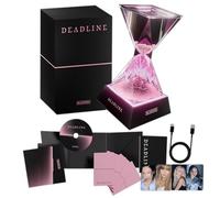 BLACKPINK - DEADLINE 3rd MINI ALBUM (MOOD LIGHT Ver.) Package Box + Mini CD + User Guide + USB-C to A Cable + 2 Pin Badges + 4 Extra Photocards Official K-POP Sealed Album