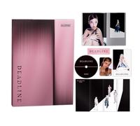 BLACKPINK - DEADLINE 3rd MINI ALBUM (PINK Ver.) Photobook + Group Folded Poster Graphic Sticker + 2 Pin Badges + 4 Extra Photocards Official K-POP Sealed Album