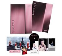 BLACKPINK - DEADLINE 3rd MINI ALBUM (Random Ver.) Photobook + Group Folded Poster Graphic Sticker + 2 Pin Badges + 4 Extra Photocards Official K-POP Sealed Album