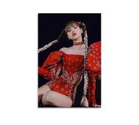 Blackpink Girl Group Lisa, poster decorativo da parete, per soggiorno, camera da letto, pittura su tela, poster artistico e da parete, decorazione moderna per camera familiare, 20 x 30 pollici (50 x 7
