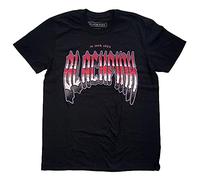 BLACKPINK T Shirt Gothic Band Logo Nuovo Ufficiale Unisex Nero Size M