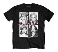 BLACKPINK T Shirt Gothic Band Logo Nuovo Ufficiale Unisex Nero Size S