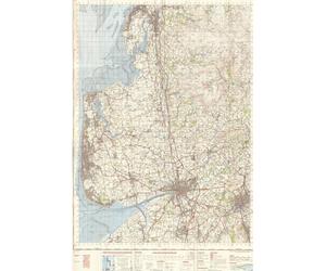 Blackpool and Preston Map Journal: Vintage Map Notebook