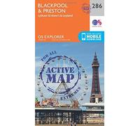 Blackpool and Preston (Map) OS Explorer Active Map