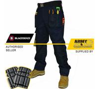 Blackrock Baratec Lavoro Pantaloni Multi Tasca Cuciture Triple Senza Ginocchiere