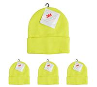 Blackrock Cappello a Berretto Giallo, da Indossare con Hi-Vis, per Uomini e Donne, da Corsa, Berretto, Invernale, Leggero, Berretto a Cranio, Termico, Cappello da Lavoro Invernale (Confezione da 4)