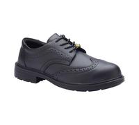Blackrock ESD Brogue - Scarpe Antinfortunistiche in Materiale Composito, Colore Nero, con Punta Senza Metallo, Scarpe Antinfortunistiche da Uomo, Scarpe Antinfortunistiche in Pelle, Scarpe