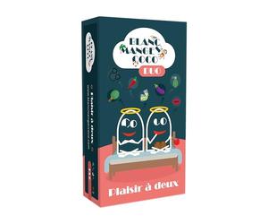 Blackrock Games Bianco Mangiare Coco Divertimento Due - Versione 2 Giocatori di Bianco Mangia Coco Gioco d'atmosfera esilarante per Adulti ideale in Coppia serata Duo dai 16 Anni