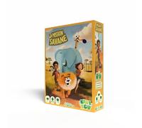 Blackrock Games Mission Savane - Gioco da tavolo cooperativo - Gioco per bambini dai 5 anni - da 1 a 4 giocatori - strategia, riflessione - Partite rapide - Regole semplici - ideale in famiglia