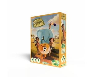 Blackrock Games Mission Savane - Gioco da tavolo cooperativo - Gioco per bambini dai 5 anni - da 1 a 4 giocatori - strategia, riflessione - Partite rapide - Regole semplici - ideale in famiglia